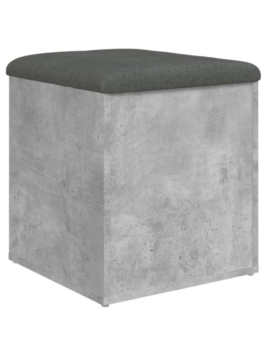 Úložná lavice betonově šedá 42 x 42 x 45 cm kompozitní dřevo