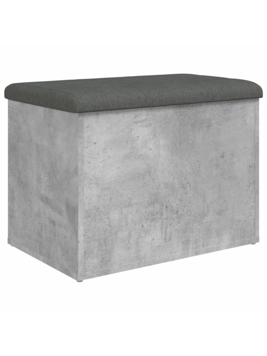 Úložná lavice betonově šedá 62 x 42 x 45 cm kompozitní dřevo