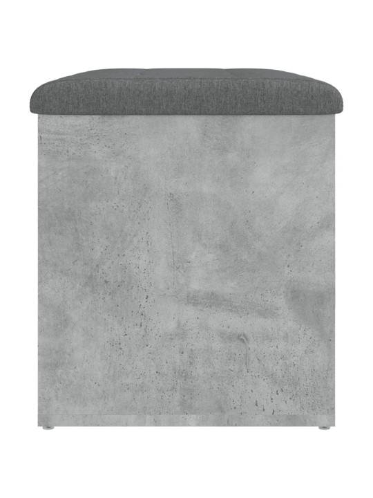 Úložná lavice betonově šedá 62 x 42 x 45 cm kompozitní dřevo