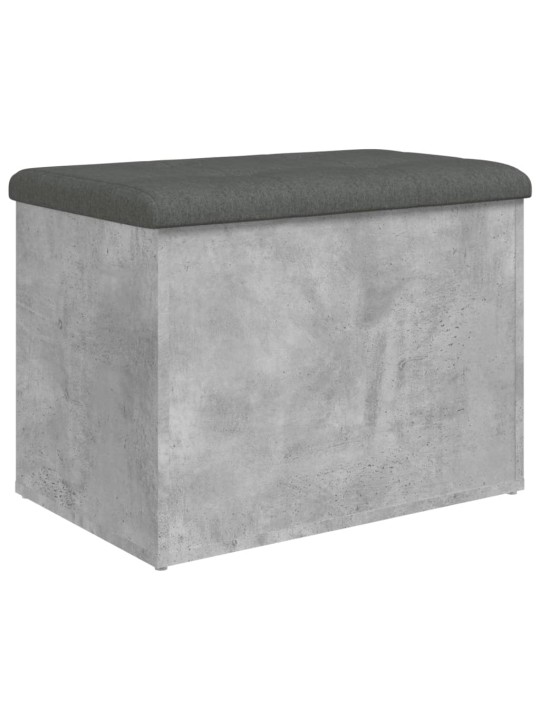 Úložná lavice betonově šedá 62 x 42 x 45 cm kompozitní dřevo