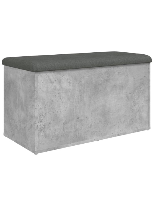 Úložná lavice betonově šedá 82 x 42 x 45 cm kompozitní dřevo