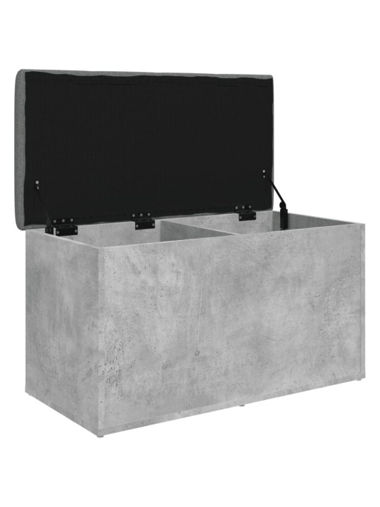Úložná lavice betonově šedá 82 x 42 x 45 cm kompozitní dřevo
