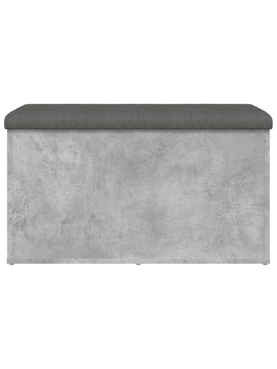 Úložná lavice betonově šedá 82 x 42 x 45 cm kompozitní dřevo