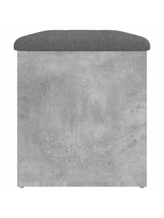 Úložná lavice betonově šedá 82 x 42 x 45 cm kompozitní dřevo