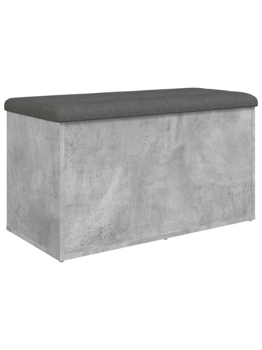 Úložná lavice betonově šedá 82 x 42 x 45 cm kompozitní dřevo