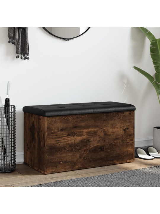 Úložná lavice kouřový dub 82 x 42 x 45 cm kompozitní dřevo