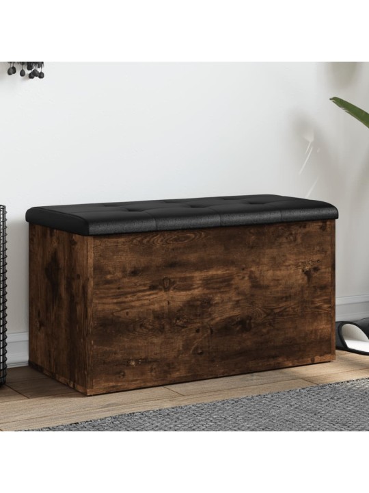 Úložná lavice kouřový dub 82 x 42 x 45 cm kompozitní dřevo