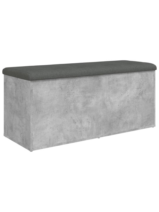 Úložná lavice betonově šedá 102 x 42 x 45 cm kompozitní dřevo