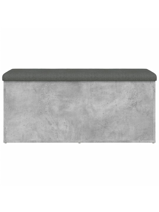 Úložná lavice betonově šedá 102 x 42 x 45 cm kompozitní dřevo