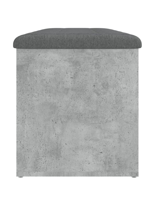 Úložná lavice betonově šedá 102 x 42 x 45 cm kompozitní dřevo