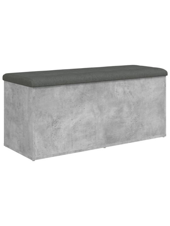 Úložná lavice betonově šedá 102 x 42 x 45 cm kompozitní dřevo