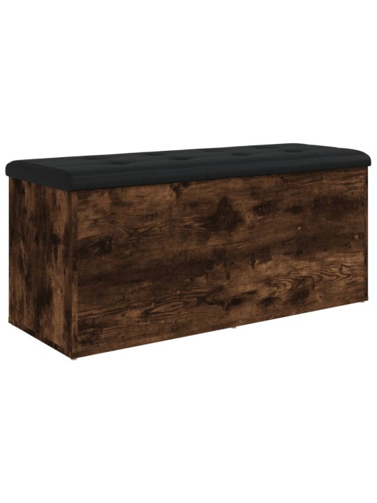 Úložná lavice kouřový dub 102 x 42 x 45 cm kompozitní dřevo
