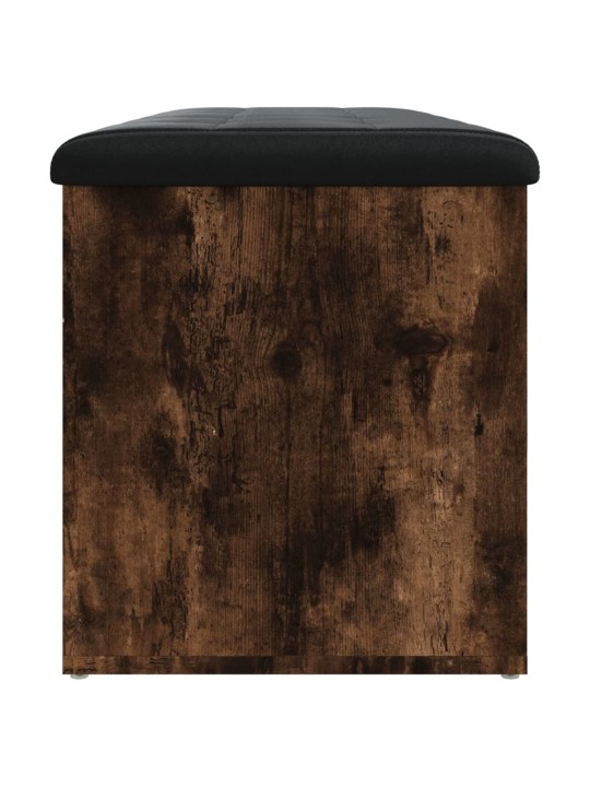 Úložná lavice kouřový dub 102 x 42 x 45 cm kompozitní dřevo