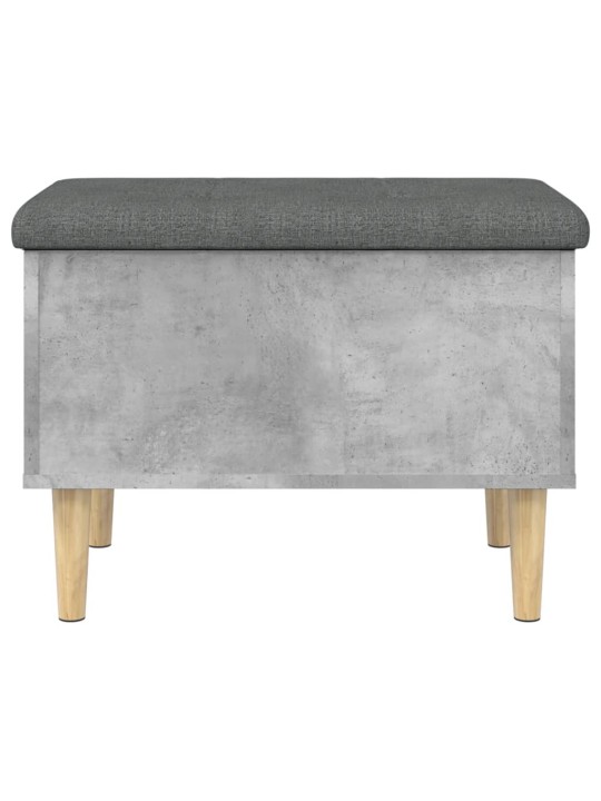 Úložná lavice betonově šedá 62 x 42 x 46 cm kompozitní dřevo