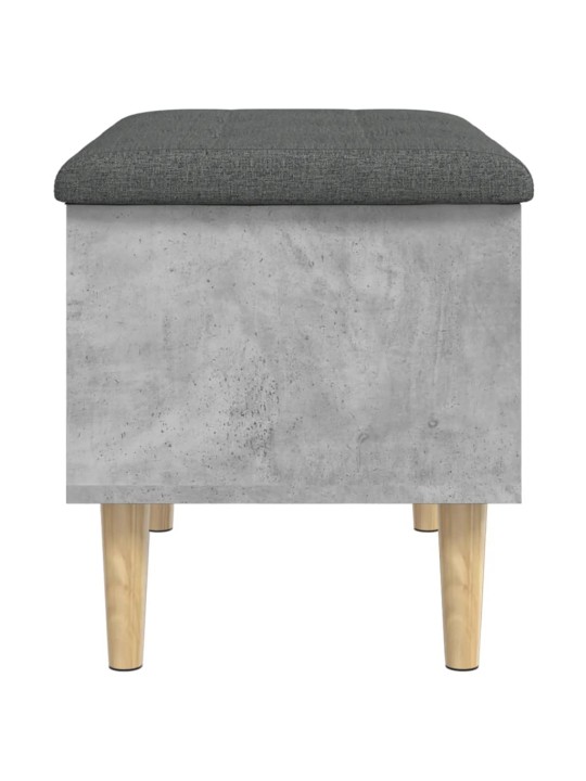 Úložná lavice betonově šedá 62 x 42 x 46 cm kompozitní dřevo
