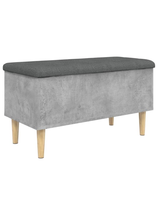 Úložná lavice betonově šedá 82 x 42 x 46 cm kompozitní dřevo