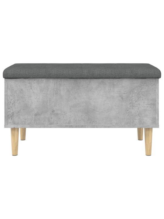 Úložná lavice betonově šedá 82 x 42 x 46 cm kompozitní dřevo