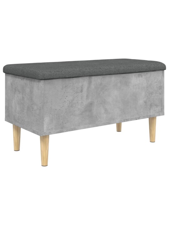Úložná lavice betonově šedá 82 x 42 x 46 cm kompozitní dřevo
