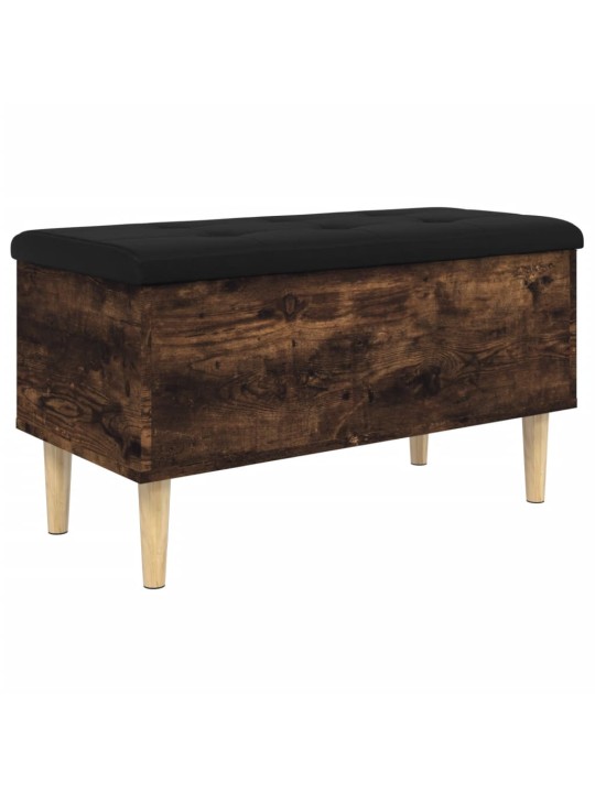 Úložná lavice kouřový dub 82 x 42 x 46 cm kompozitní dřevo