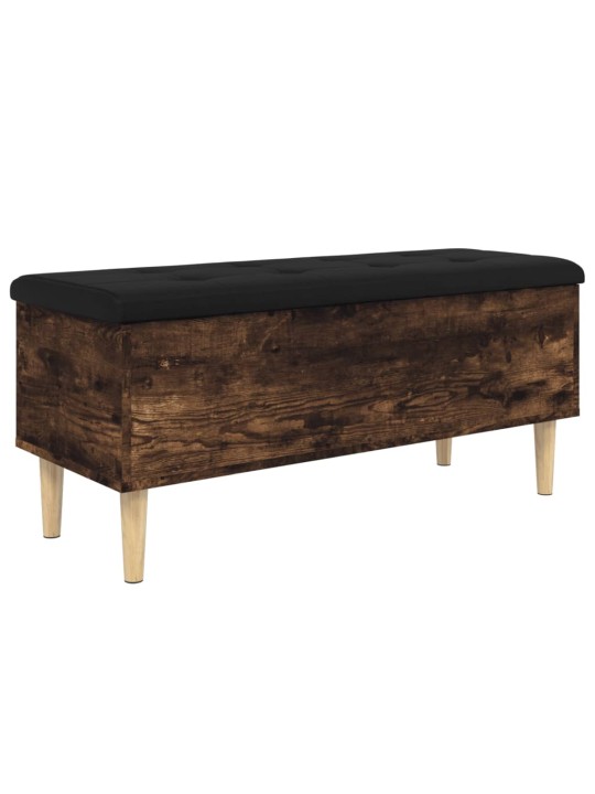 Úložná lavice kouřový dub 102 x 42 x 46 cm kompozitní dřevo