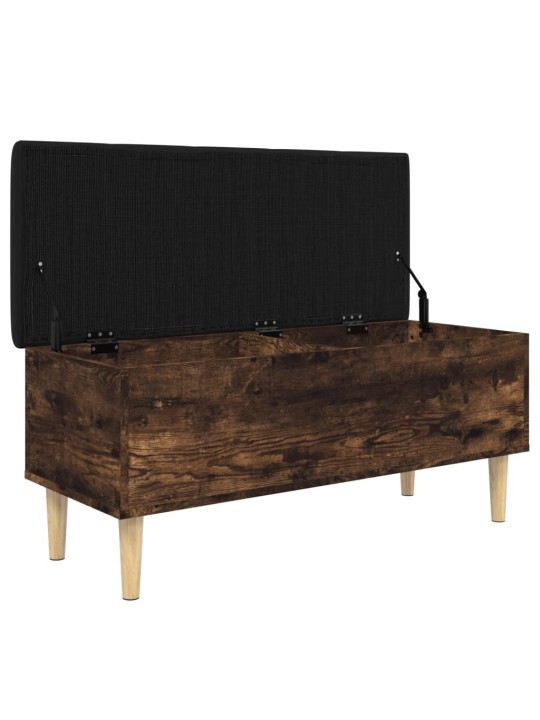 Úložná lavice kouřový dub 102 x 42 x 46 cm kompozitní dřevo