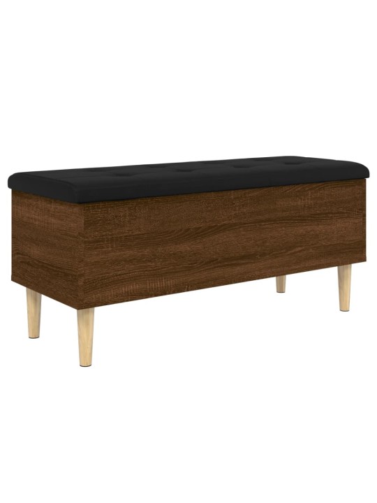 Úložná lavice hnědý dub 102 x 42 x 46 cm kompozitní dřevo