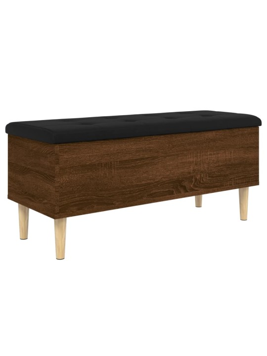 Úložná lavice hnědý dub 102 x 42 x 46 cm kompozitní dřevo