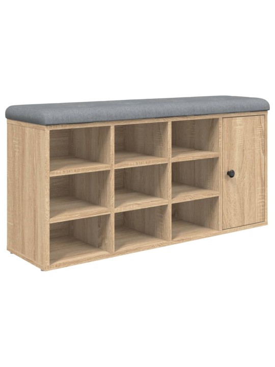Lavice s botníkem dub sonoma 102 x 32 x 50 cm kompozitní dřevo