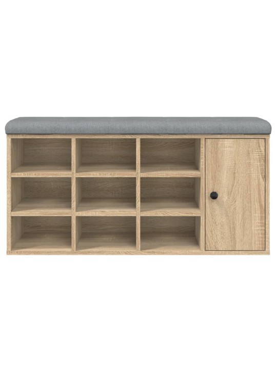 Lavice s botníkem dub sonoma 102 x 32 x 50 cm kompozitní dřevo