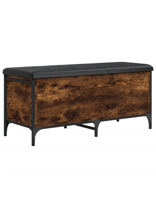 Úložná lavice kouřový dub 102 x 42 x 45 cm kompozitní dřevo