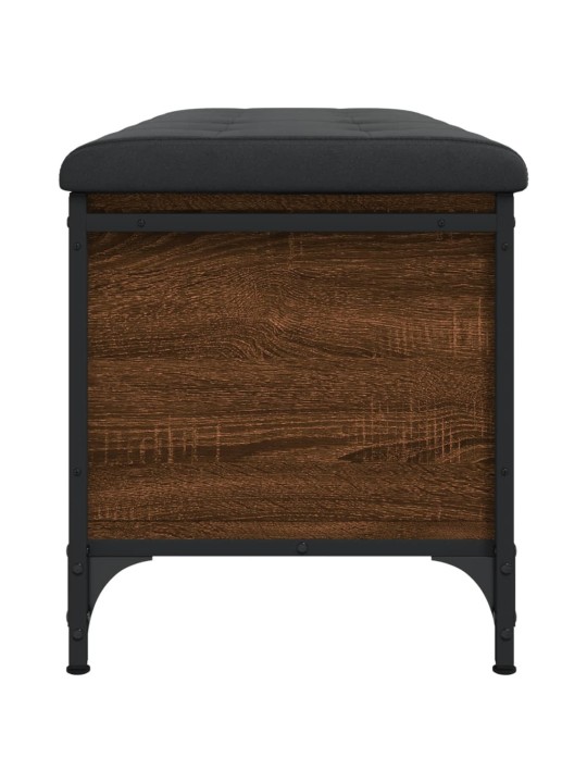 Úložná lavice hnědý dub 102 x 42 x 45 cm kompozitní dřevo