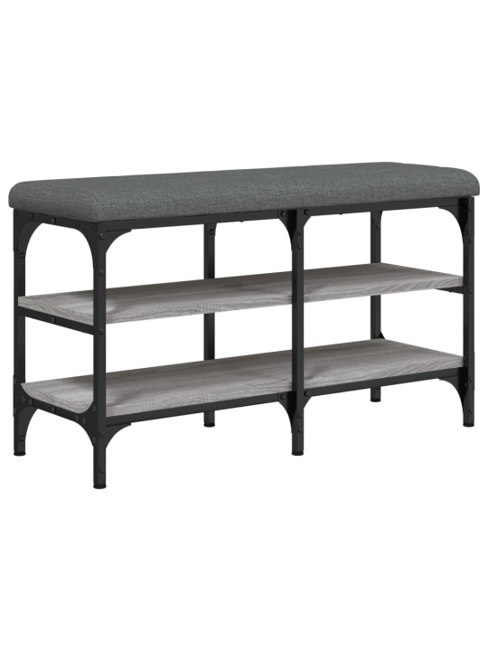 Lavice s botníkem šedá sonoma 82 x 32 x 47 cm kompozitní dřevo