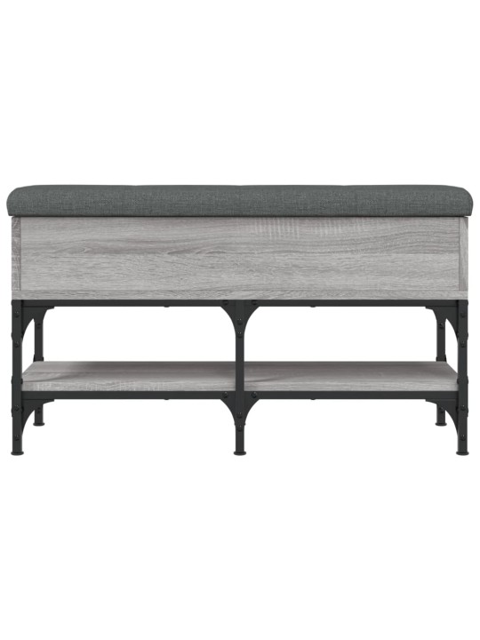 Lavice s botníkem šedá sonoma 82 x 32 x 45 cm kompozitní dřevo