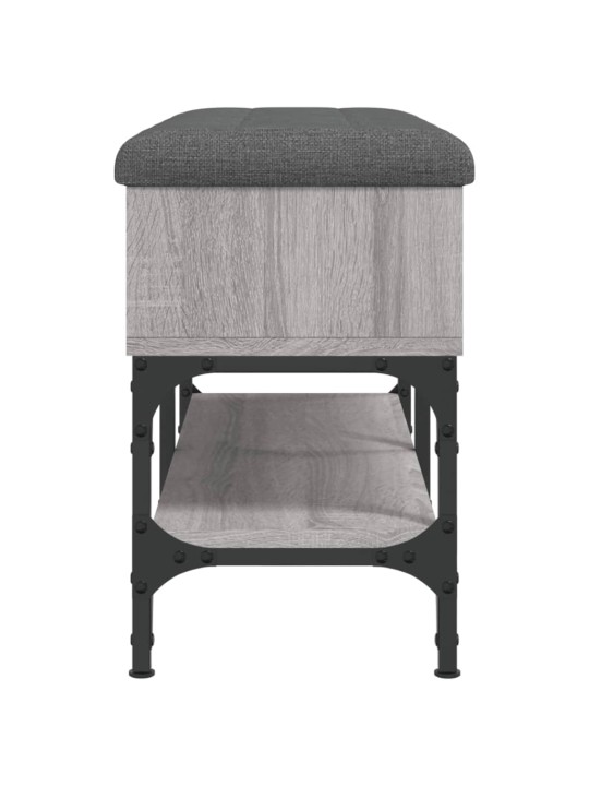 Lavice s botníkem šedá sonoma 82 x 32 x 45 cm kompozitní dřevo