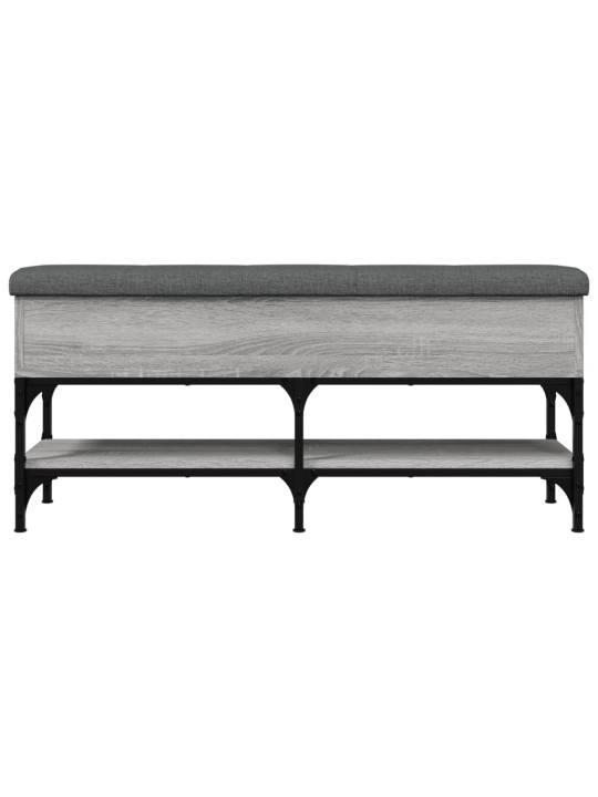 Lavice s botníkem šedá sonoma 102 x 32 x 45 cm kompozitní dřevo