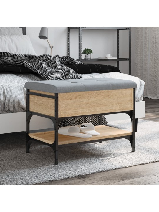 Lavice s botníkem dub sonoma 62 x 42 x 45 cm kompozitní dřevo