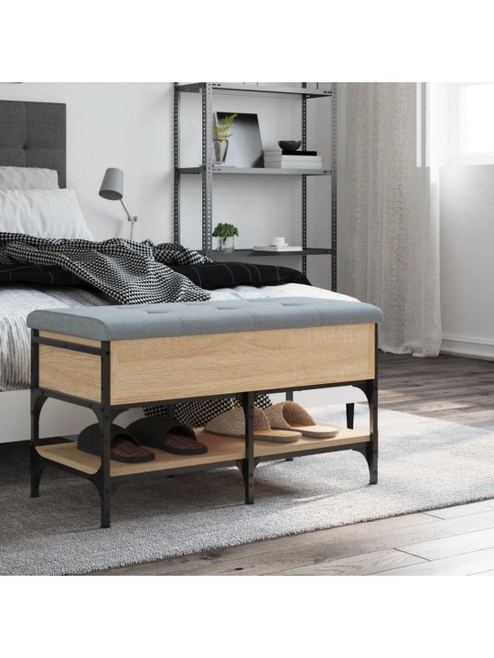 Lavice s botníkem dub sonoma 82 x 42 x 45 cm kompozitní dřevo