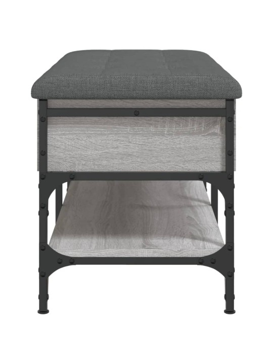 Lavice s botníkem šedá sonoma 82 x 42 x 45 cm kompozitní dřevo