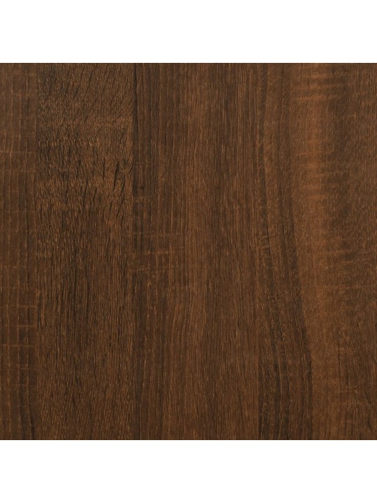 Lavice s botníkem hnědý dub 82 x 42 x 45 cm kompozitní dřevo