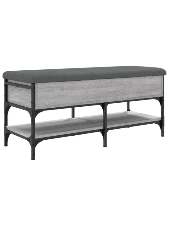 Lavice s botníkem šedá sonoma 102 x 42 x 45 cm kompozitní dřevo