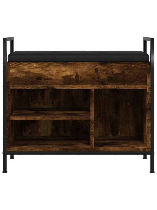 Lavice s botníkem kouřový dub 65,5x32x57,5 cm kompozitní dřevo