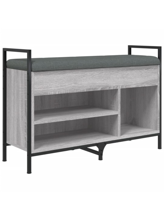 Lavice s botníkem šedá sonoma 85,5x32x57,5 cm kompozitní dřevo