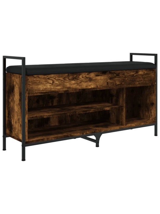 Lavice s botníkem kouřový dub 105,5x32x57,5 cm kompozitní dřevo