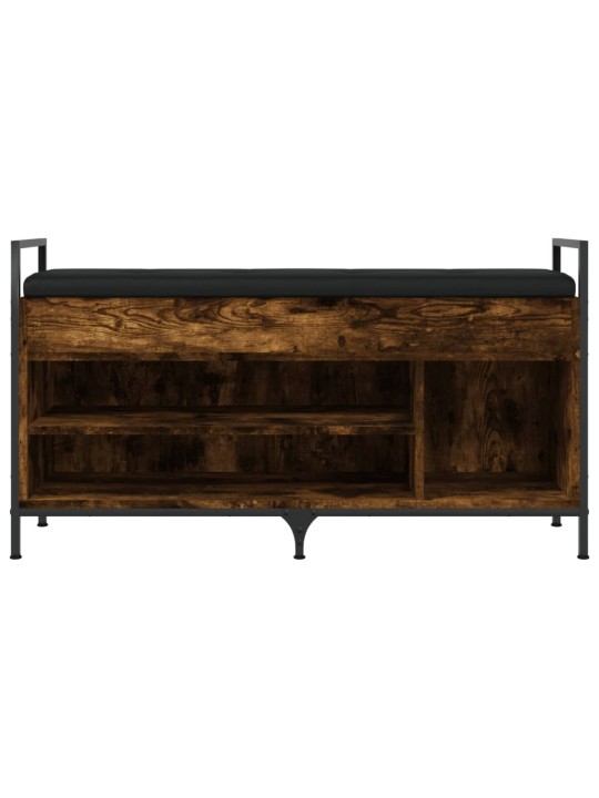 Lavice s botníkem kouřový dub 105,5x32x57,5 cm kompozitní dřevo