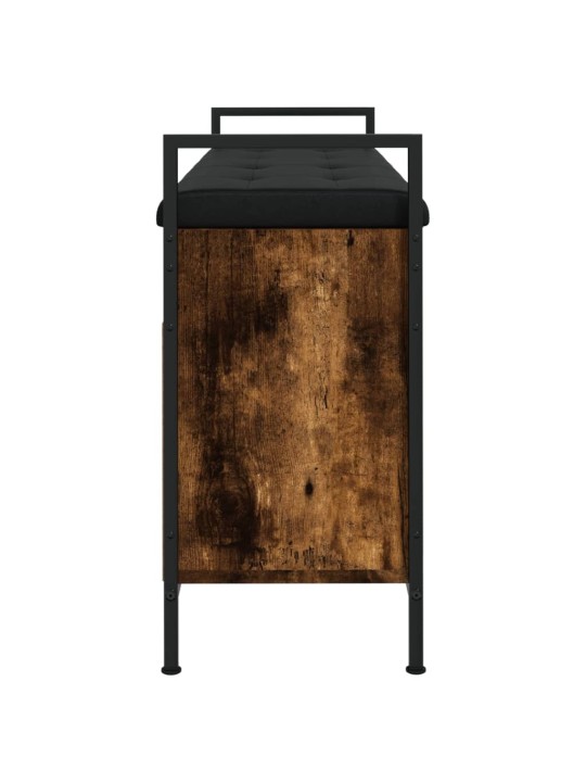 Lavice s botníkem kouřový dub 105,5x32x57,5 cm kompozitní dřevo