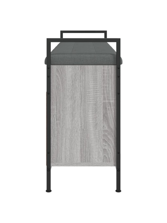 Lavice s botníkem šedá sonoma 105,5x32x57,5 cm kompozitní dřevo