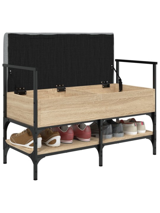 Lavice s botníkem dub sonoma 85,5x42x57,5 cm kompozitní dřevo
