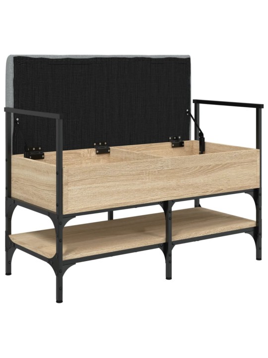 Lavice s botníkem dub sonoma 85,5x42x57,5 cm kompozitní dřevo