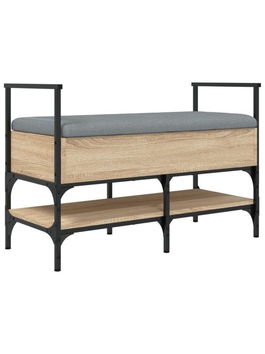Lavice s botníkem dub sonoma 85,5x42x57,5 cm kompozitní dřevo