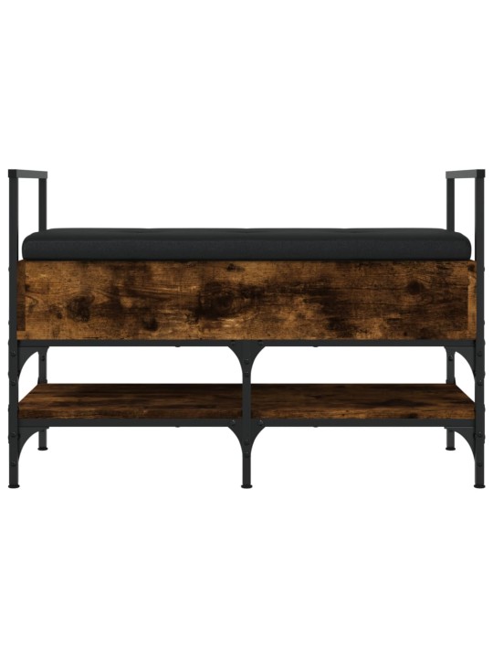 Lavice s botníkem kouřový dub 85,5x42x57,5 cm kompozitní dřevo